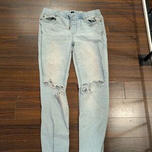 Jag Jeans Light Wash Distressed Jeggings